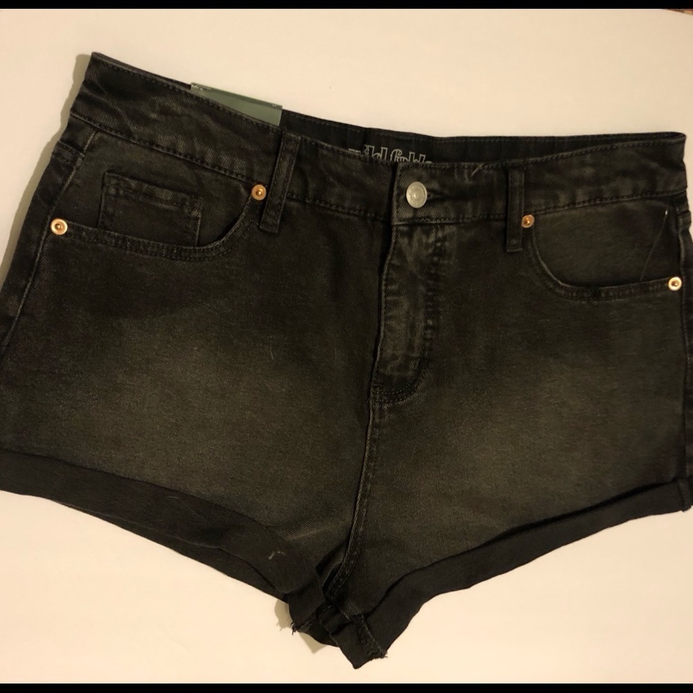 wild fable high rise black shorts